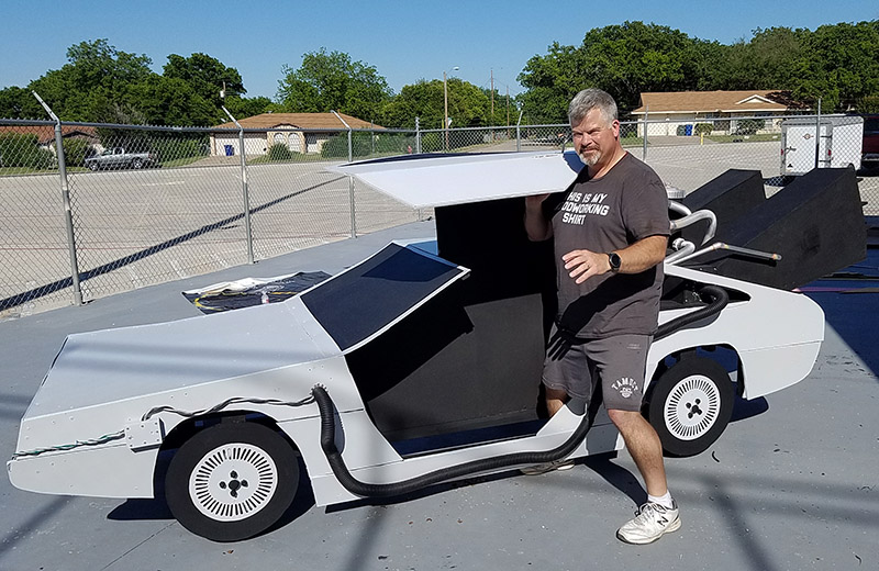 Small scale Replica of DeLorean Car - Shawn Kelley