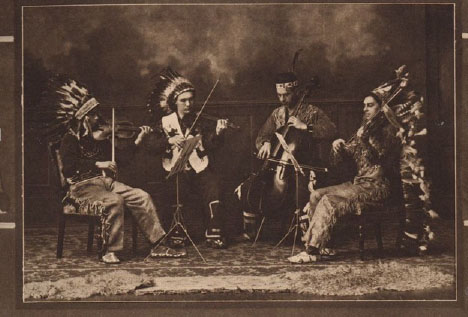 Lyceum quartet in tuxedos. Source: Photo provided by Redpath Chautauqua