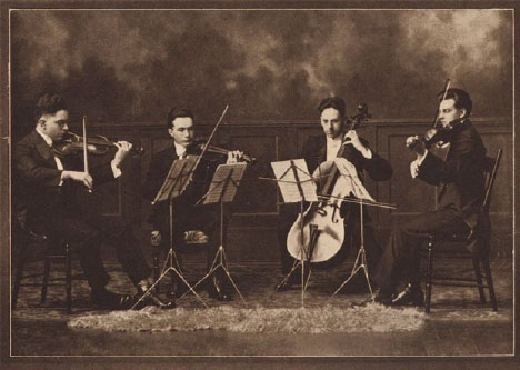 Lyceum quartet in tuxedos. Source: Photo provided by Redpath Chautauqua 