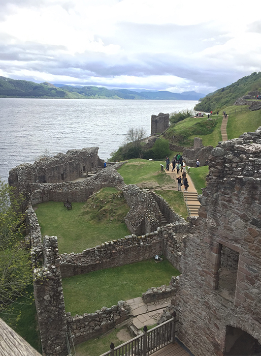 Urquhart castle, TAMUCT study abroad trip to Scotland in 2018