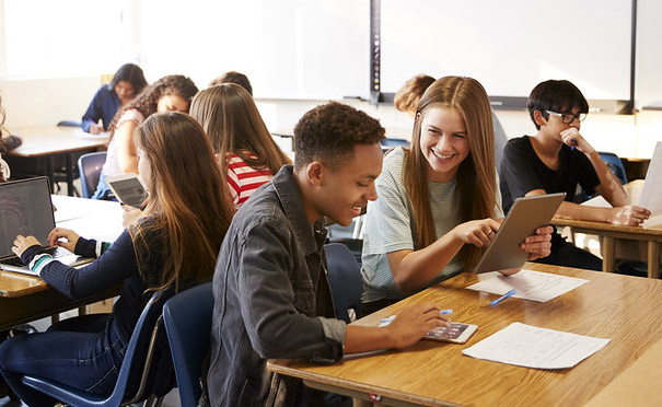 students in classroom