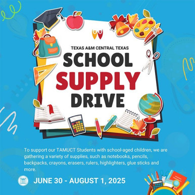A&M-Central Texas Hosts School Supply Drive