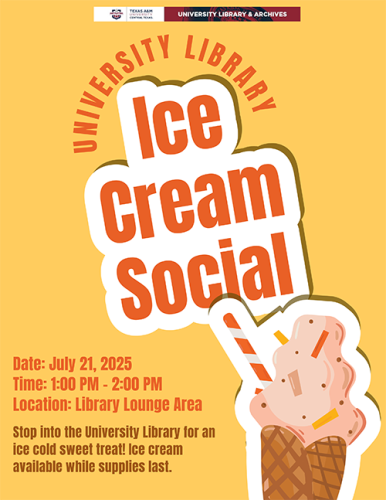 Texas A&M University-Central Texas Hosts Ice Cream Social