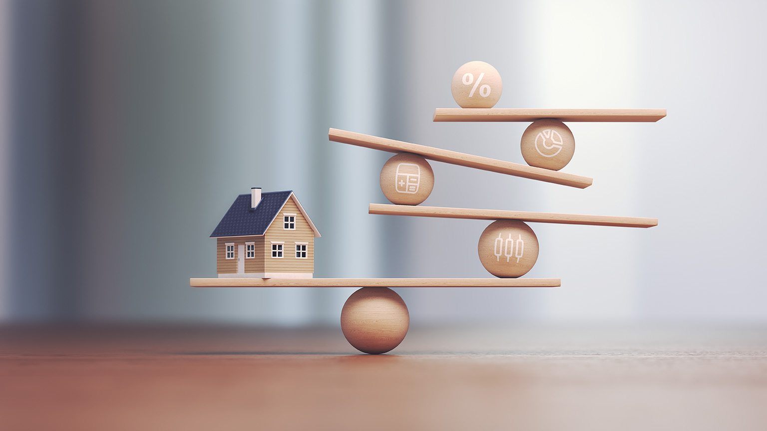 finance, balancing act