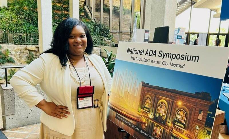 Gaddy recently attended the National ADA Symposium in Kansas City, representing A&M-Central Texas, and presenting on the topic of how to encourage the development of ethics and multicultural competencies for higher education professionals. 
