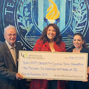 Greater Killeen Young Professionals Present TAMUCT with Scholarship Check
