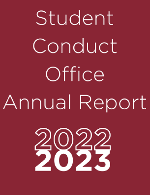 Student Conduct Office Annual Report 2022-2023