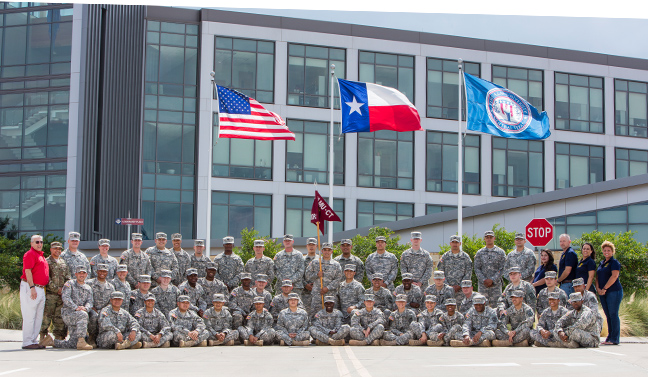 TAMU- CT ROTC group photo