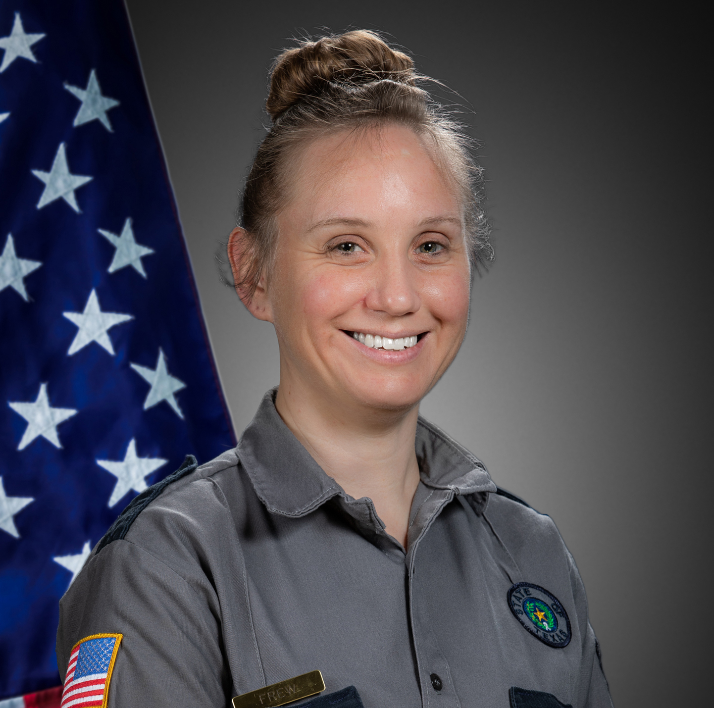jessica frew in her correctional officer uniform