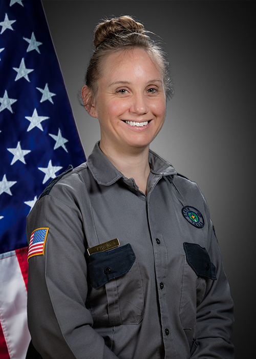  Headshot Jessica Frew in her correction officer's uniform