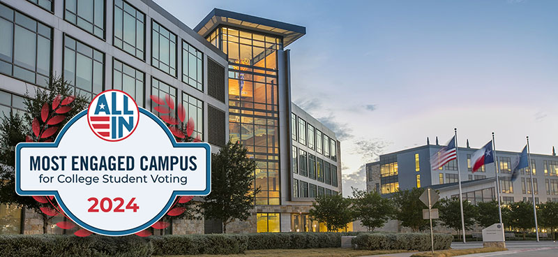 Texas A&M University-Central Texas ALL IN Most Engaged Campus for College Student Voting 2024