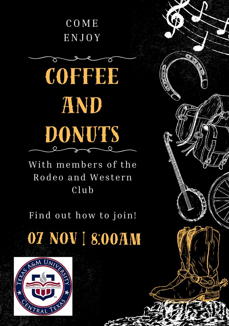 Coffee and Donuts with the Rodeo and Western Club