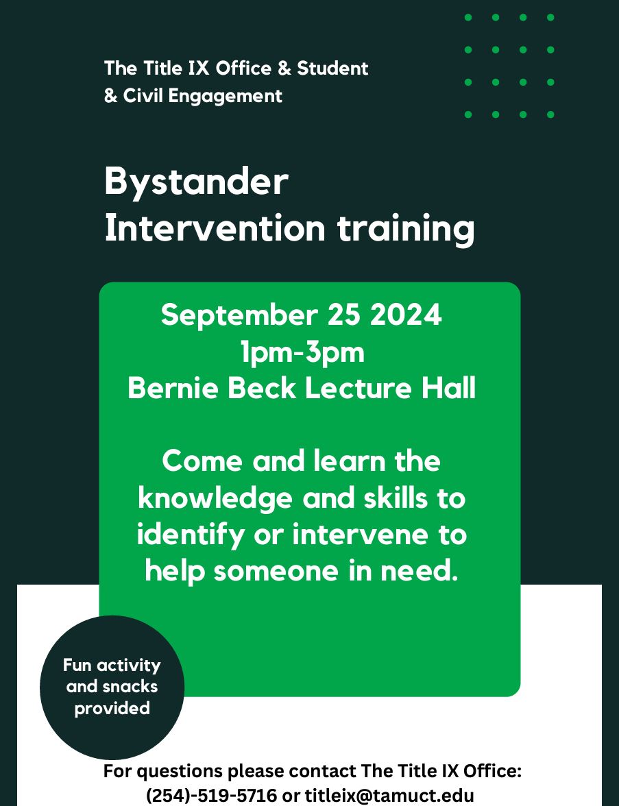 Bystander Intervention Training
