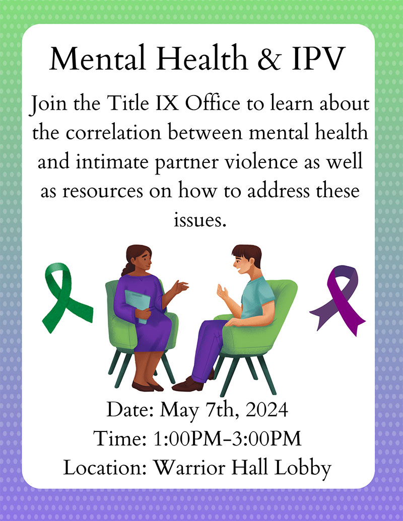 Mental Health & IPV flyer
