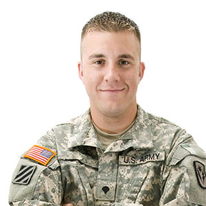 US Army military man