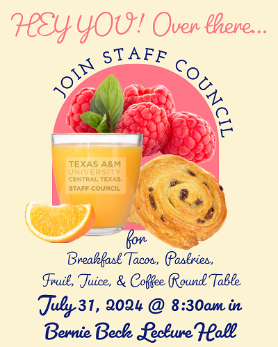 Staff Council July Breakfast Meeting