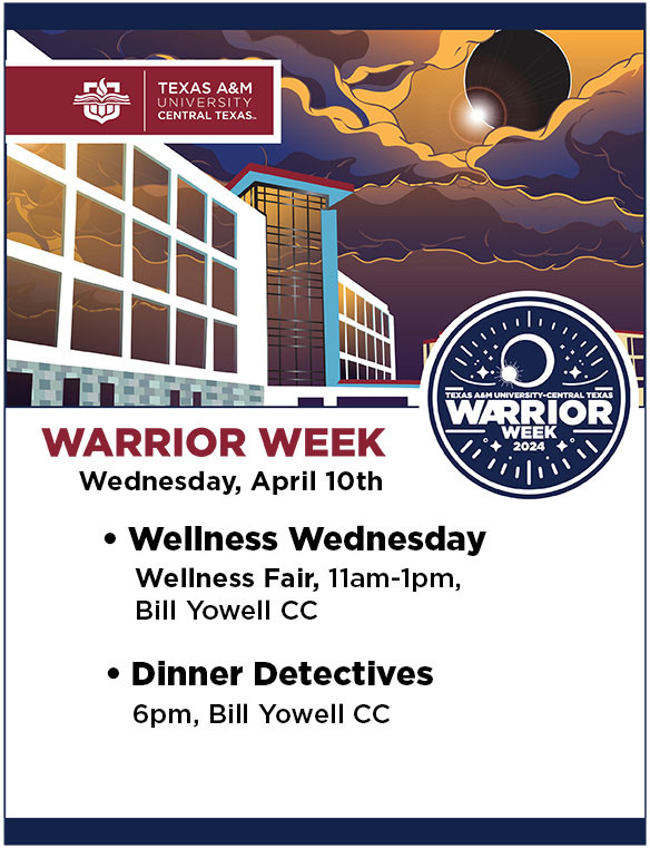 Warrior Week Wednesday flyer