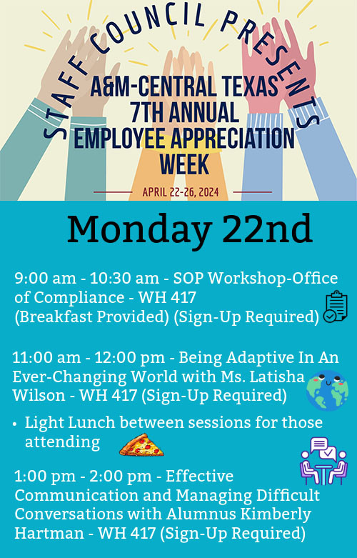 Employee Appreciation Week - Monday Flyer