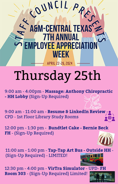 Employee Appreciation Week - Thursday Flyer