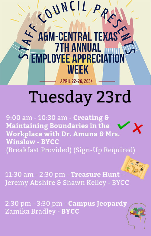 Employee Appreciation Week - Tuesday Flyer