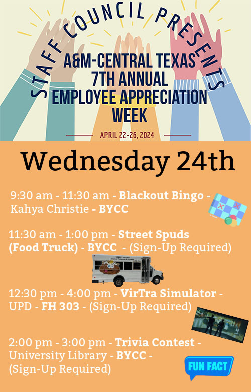 Employee Appreciation Week - Wednesday Flyer