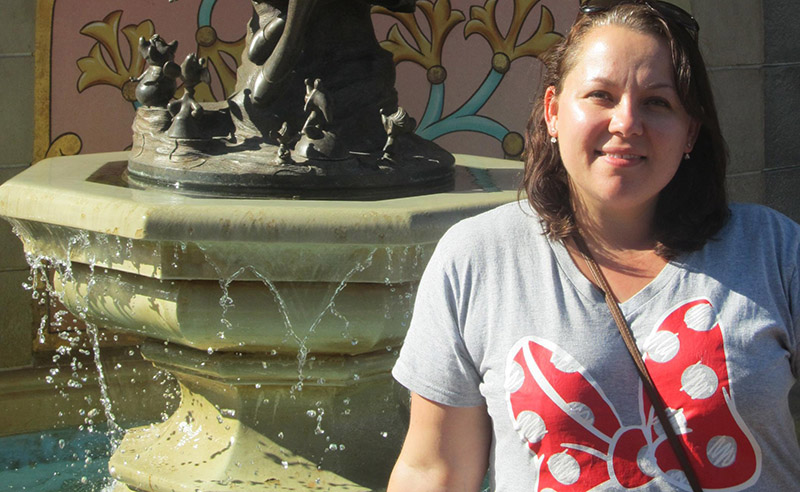 A&M Central Texas student Laura Dooley at Disney World