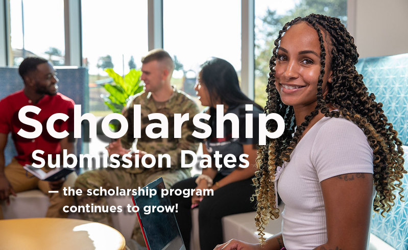Scholarship Submission Dates - the scholarship program continues to grow!