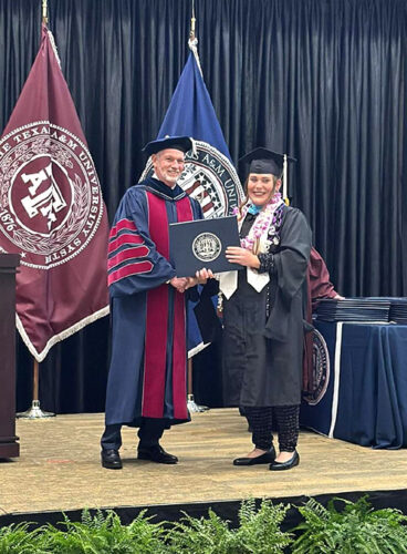 Image of Jessica Caldwell with Dean