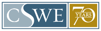 CSWE 70 Years logo