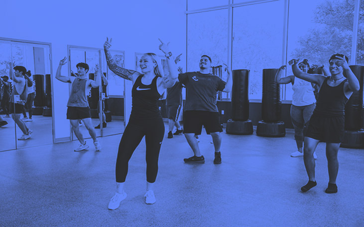 Dance fitness class