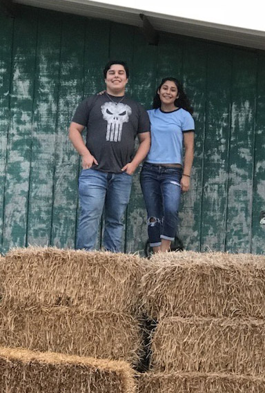 Deric Rocha and sister Abigayle