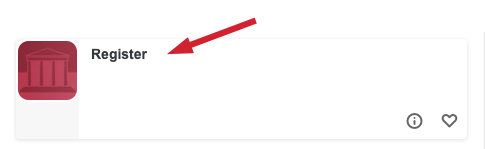 Search item Register