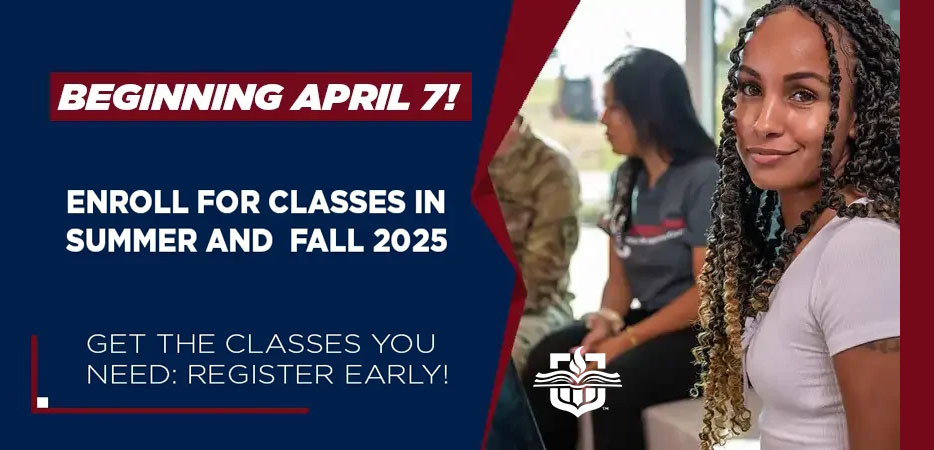 Get the Classes you need, register early