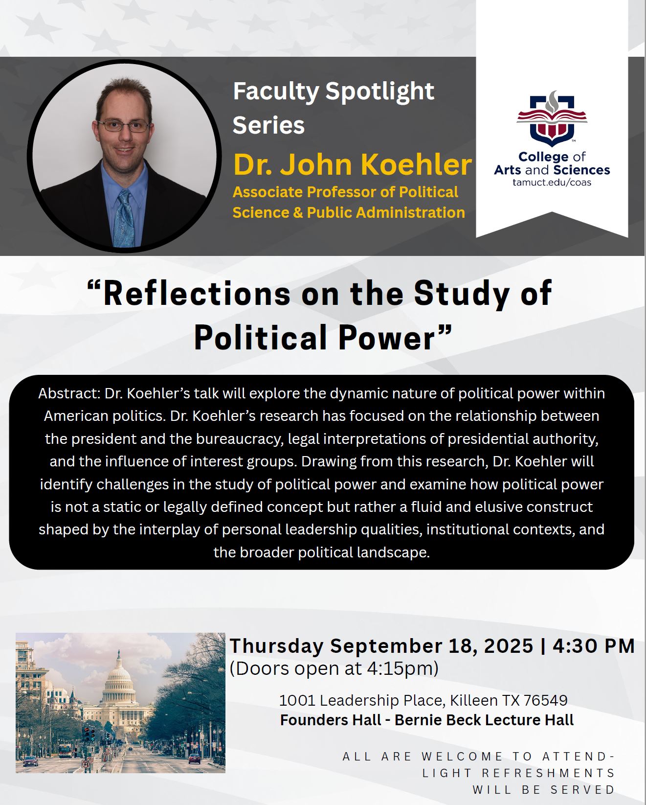 Faculty Spotlight banner