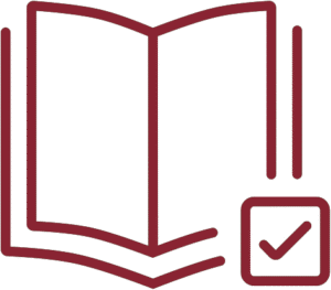 ICON Book Open check mark