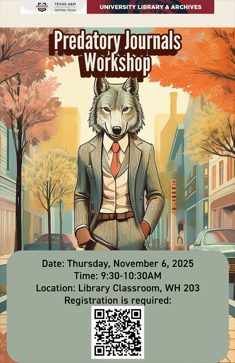 Predatory Journals Workshop