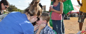 Photo of face pauinting at A&M-Central Texas' Fall Fest.