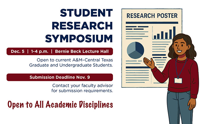 Student Research Symposium event poster