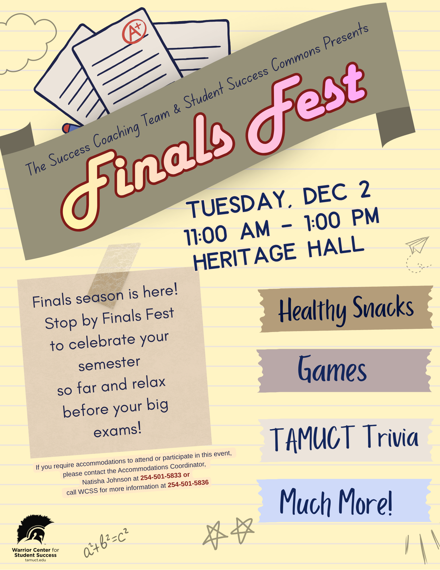 Poster image for 2025 Fall Finals Fest.
