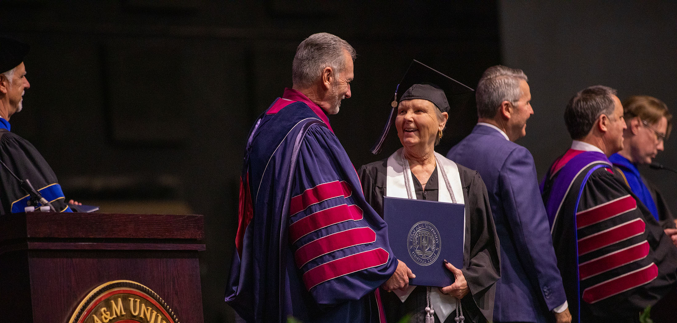 Photo of Recent Texas A&M University–Central Texas graduate and Georgetown resident, Glenda Nord.