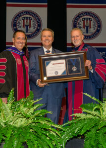 Photo State Representative Brad Buckley, receives Leadership Award Fall 2025 and 