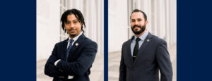 portraits of two young men