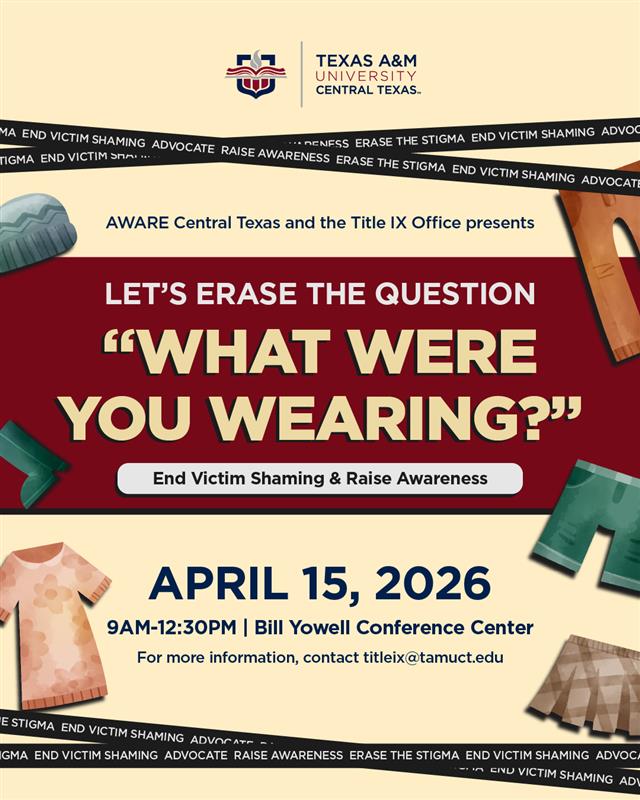 Title IX Poster, End Victim Shaming & Raise Awareness