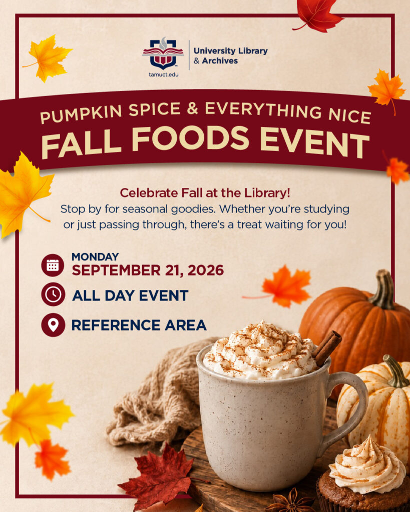Pumpkin Spice and Everything Nice Fall Foods Event
