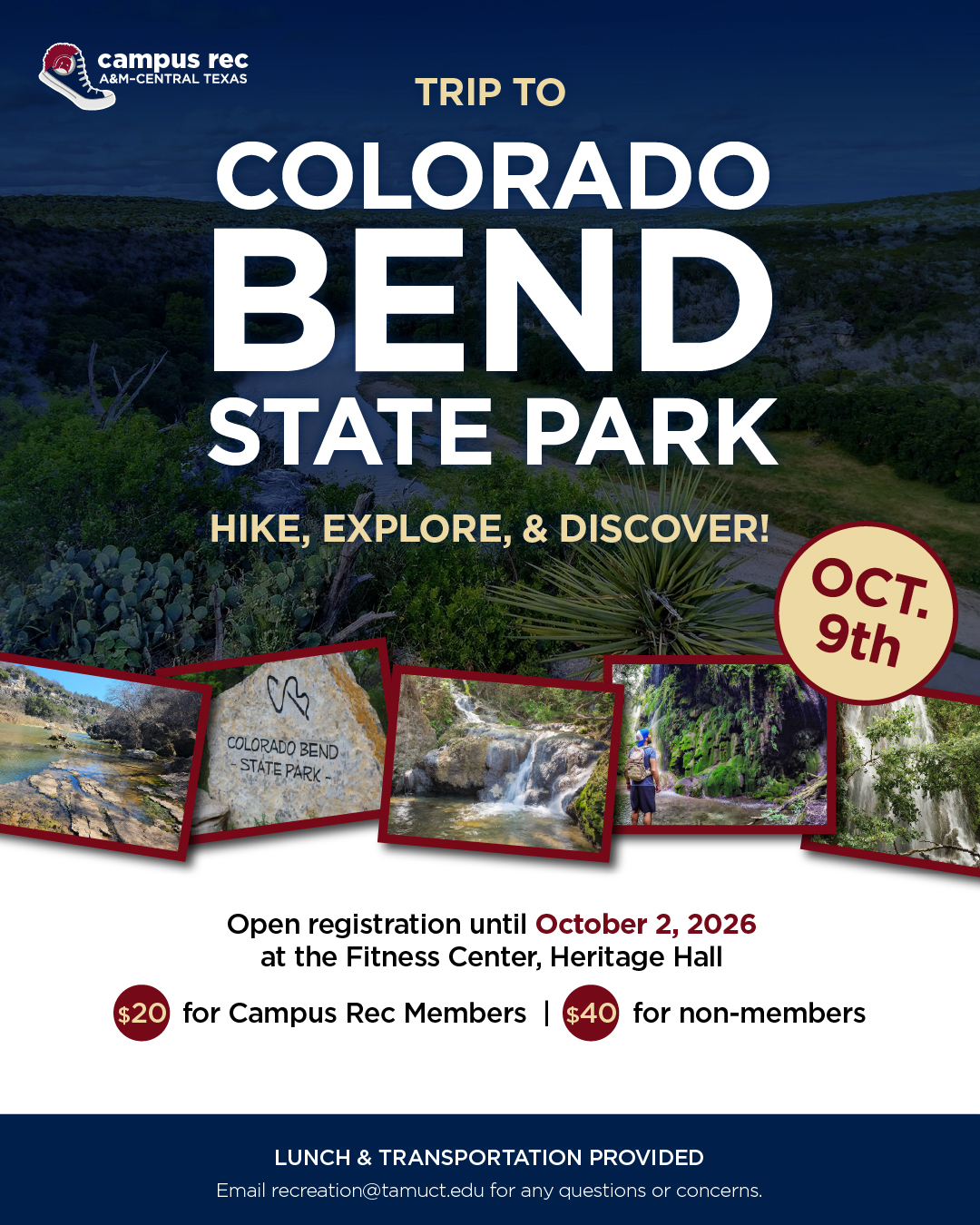 Colorado Bend Day Trip