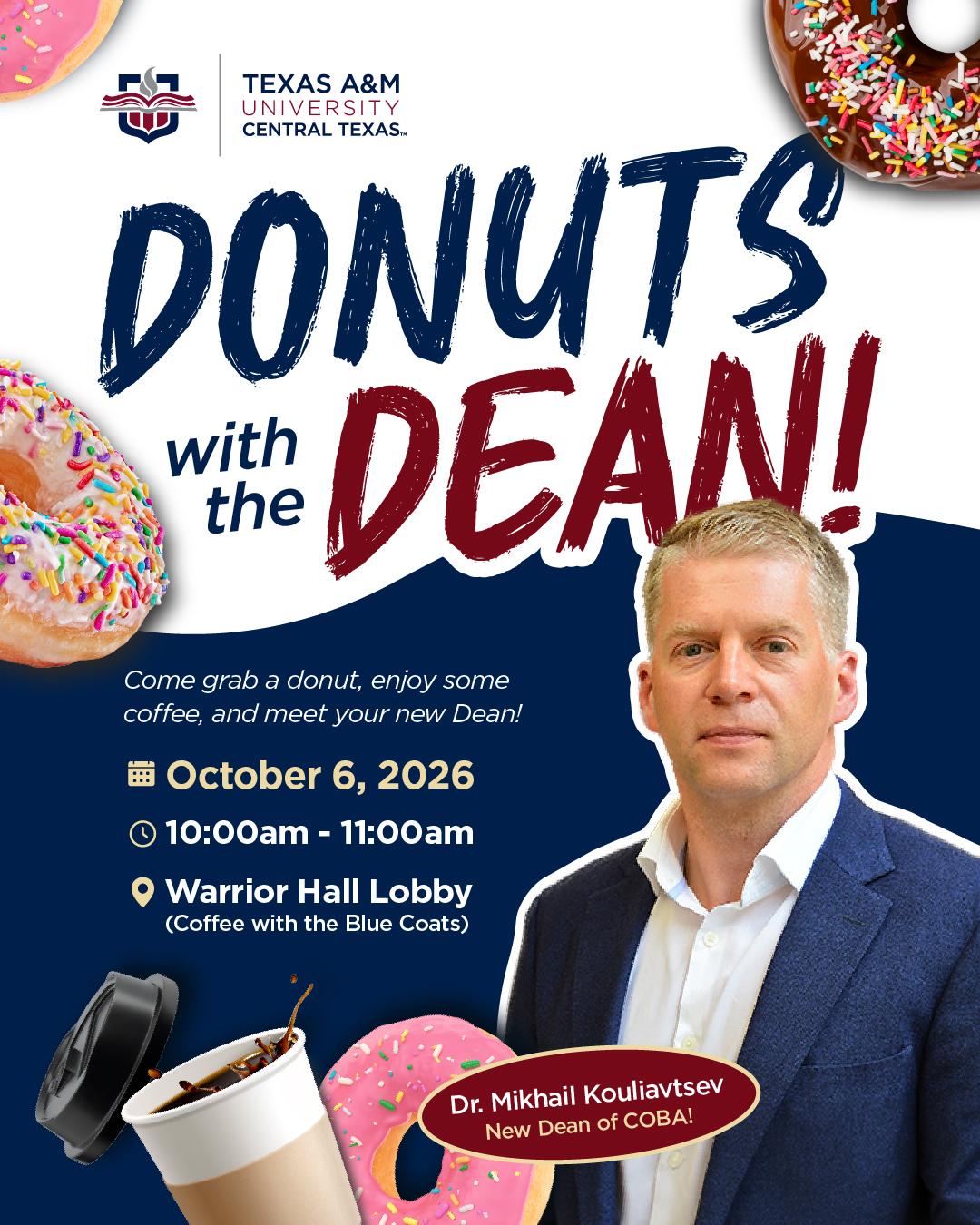 Donuts with the Dean