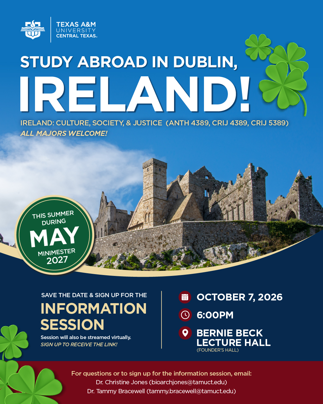 Dublin Study Abroad Information session