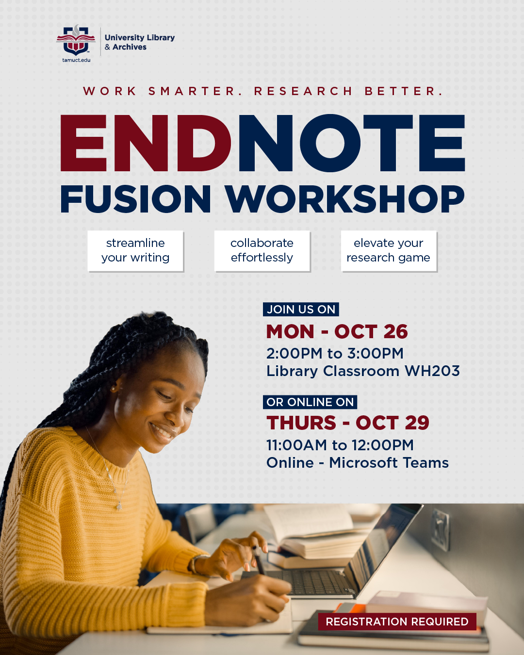 EndNote Fusion Workshop Library Event