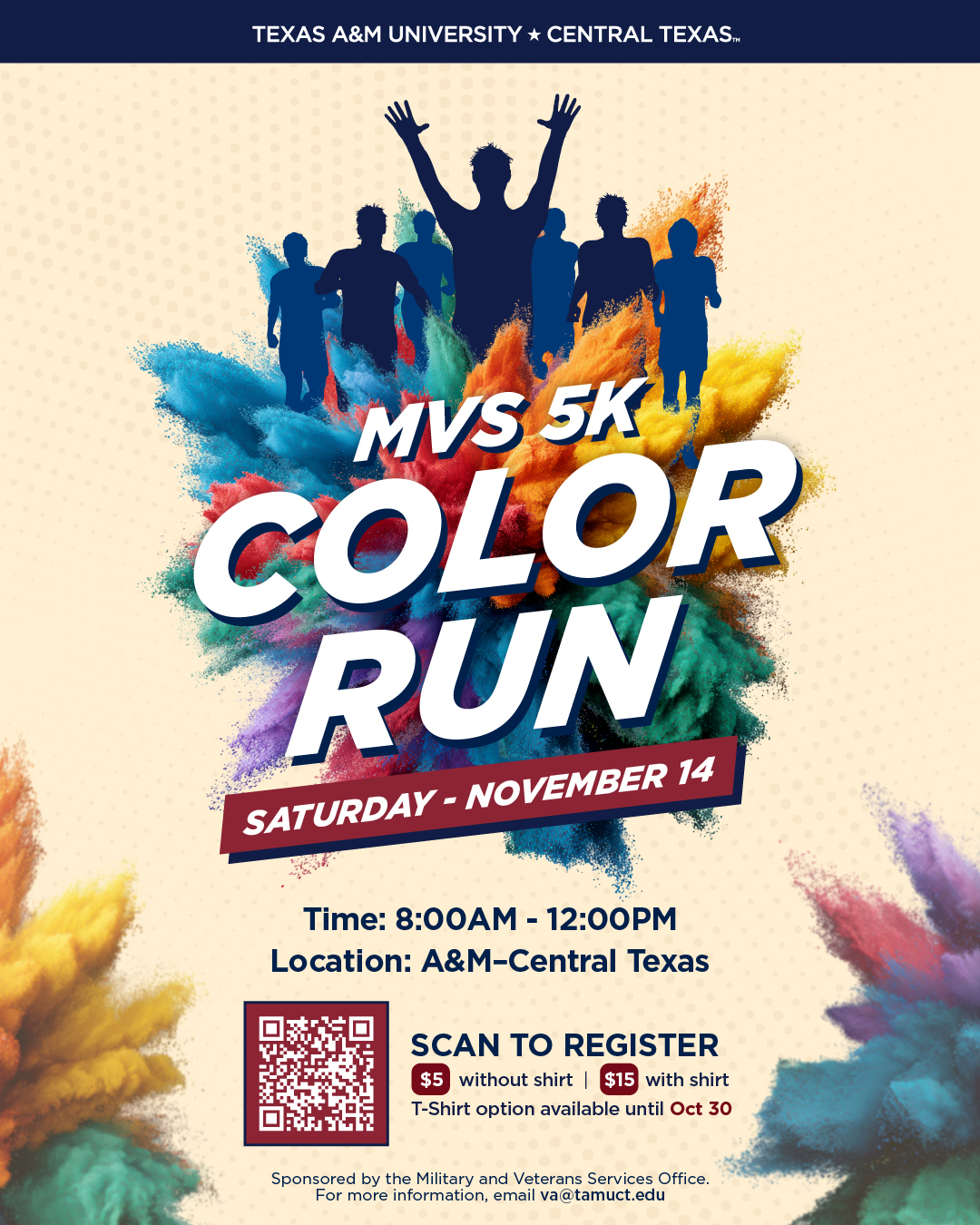 Military and Veteran Services 5K Color Run Event