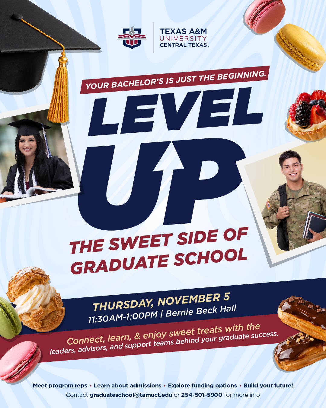 Level Up The Sweet Side of Graduate School Event
